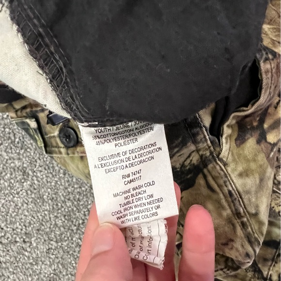 Redhead pants boys small camouflage baggy cargo pants real tree hunting outdoor - Picture 10 of 16